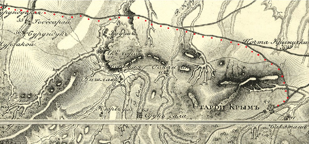 Карта генерал-майора Мухина 1817г.