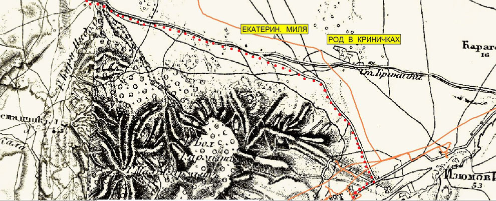 Карта Тучкова 1865г.