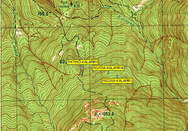 Карта района Яман-Таша